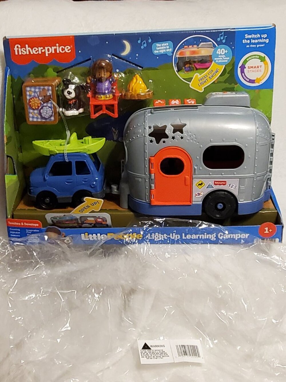 Little People Light-Up Learning Camper Playset w/ Smart Stages  Brand New!